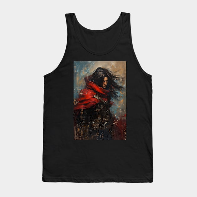 FF7 Rebirth Vincent Valentine Tank Top by universepod